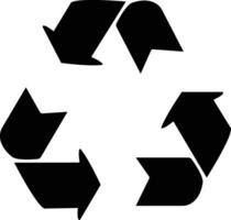 recyceln Symbol im eben Stil Symbole mit rahmen. isoliert auf Karton Kisten oder Verpackung von Waren eine solche wie Warnung Zeichen Logo Vektor zum Apps und Webseite