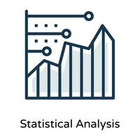 modisch statistisch Analyse vektor