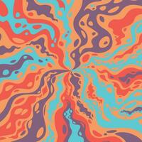 abstrakter psychedelischer grooviger hintergrund. vektor