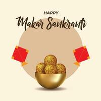 fri vektor Lycklig makar sankranti festival