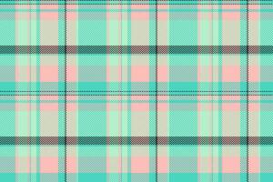 Muster Textur prüfen von Tartan Plaid Hintergrund mit ein Textil- Vektor nahtlos Stoff.