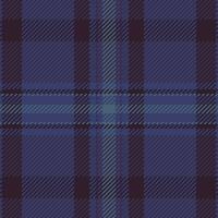 Plaid Hintergrund prüfen von Muster Tartan Textil- mit ein nahtlos Textur Vektor Stoff.