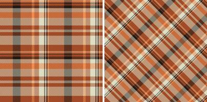 kolla upp vektor textur av pläd tyg sömlös med en bakgrund tartan mönster textil.