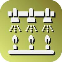 Bewässerung System Vektor Glyphe Gradient Hintergrund Symbol zum persönlich und kommerziell verwenden.