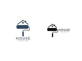 Bürste oder Haus Dach logo.eps vektor