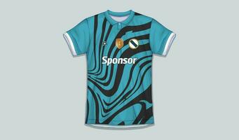 vektor fotboll jersey design för sublimering, sport t skjorta design