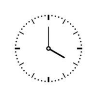 Zeit und Uhr Symbol Vektor Illustration Design Vorlage.