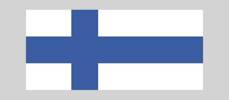 Finnland Flagge von Illustration Hintergrund Design. vektor