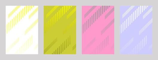 minimalistisches Cover-Design. bunte Halbtöne. modernes Hintergrundvorlagendesign für das Web. Vektor-Illustration vektor