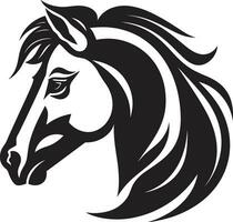 Regal Fahrer emblematisch Pferd Vektor Ross Symbol ikonisch Pferd Logo