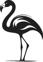 Fuchsie Flug Flamingo Vogel Vektor Symbol erröten Schönheit Flamingo Emblem Design