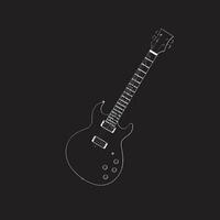 serenad stil gitarr logotyp vektor symbol ackord Krönikeböckerna gitarr ikon vektor