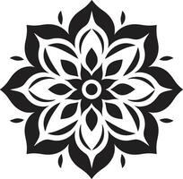 andlig virvlar mandala emblem design mystiker medaljong logotyp av mandala design vektor