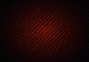 abstrakta röda glänsande diagonala linjer och prickpartiklar med belysning på mörk bakgrund vektor