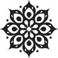 andlig virvlar mandala emblem design mystiker medaljong logotyp av mandala vektor
