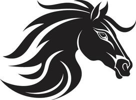 Ross Symbol Pferd Vektor Symbol heiter Hengst ikonisch Pferd Emblem