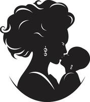 unendlich Zuneigung emblematisch Mutterschaft endlos Hingabe Logo Vektor Emblem