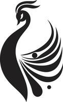 azurblå prydnader påfågel emblem design svans fjäder berättelser ikoniska påfågel vektor