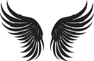 Engel Aura Flügel Logo Vektor anmutig Wächter Engel Symbol