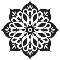 lugn tondo symbolisk mandala ikon harmoni halo mandala logotyp design vektor