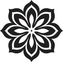 strålnings rotera logotyp av mandala ikon eterisk elegans mandala vektor emblem