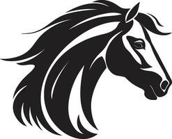 Regal Fahrer Vektor Pferd Logo Design Ross Symbol emblematisch Pferd Symbol