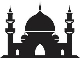 lugn torn moské ikon vektor lugn strukturera symbolisk moské ikon