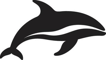 ozeanisch Opulenz Wal Logo Design Ruhe Schwanz emblematisch Wal Symbol vektor