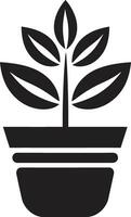 fotosyntetisk stolthet symbolisk växt ikon naturer palett logotyp vektor ikon