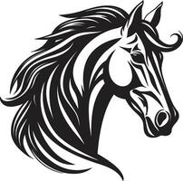 galoppierend Anmut Pferd Logo Vektor Kunst edel Hufe ikonisch Pferd Emblem