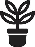 üppig Leben Logo Vektor Symbol botanisch Schönheit Pflanze Emblem Design