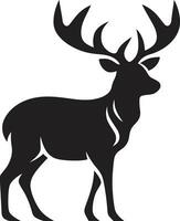 wild Hirsch Hirsch Kopf Logo Design Symbol Majestät im Bewegung Hirsch Kopf Emblem Vektor