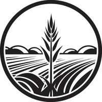 Heimstätte Harmonie Landwirtschaft Symbol Vektor kultiviert Kamm Landwirtschaft Logo Vektor Symbol