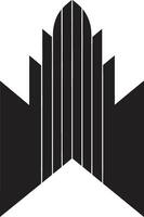 städtisch Utopie Nachlass Emblem Design Immobilien Vision echt Nachlass Logo vektor