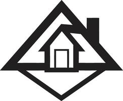 städtisch Utopie Nachlass Emblem Design Immobilien Vision echt Nachlass Logo vektor