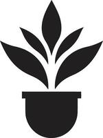 botanisch Brillanz Logo Vektor Symbol grün Visionen Pflanze Emblem Design