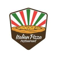 Italienisch Pizza Restaurant Logo Vorlage vektor