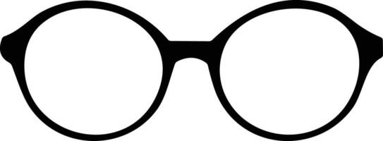 Brille. Vektor Brille Modell- Symbol. Sonnenbrille, Gläser, Silhouette. stilvoll männlich und weiblich optisch Zubehör Lager Vektor.