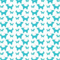Hund Liebe Tierarzt modisch Clever Muster bunt Illustration Hintergrund vektor