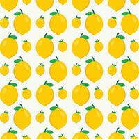 Zitrone Design Vektor Illustration nahtlos wiederholen Muster Hintergrund