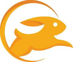 Kaninchen-Logo-Design vektor