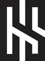 hs brev logotyp vektor