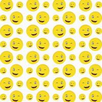 zwinkern Emoji Muster Design bunt abstrakt Vektor Illustration Hintergrund