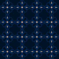 blå brun grädde mandala konst sömlös mönster blommig kreativ design bakgrund vektor illustration