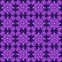lila magenta violett lavendel- mandala konst sömlös mönster blommig kreativ design bakgrund vektor illustration