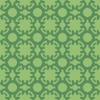 nahtlos Muster Grün Minze Olive Wald Mandala Blumen- kreativ Design Hintergrund Vektor Illustration