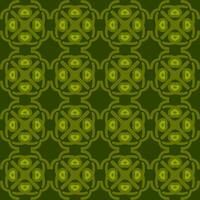 Grün Olive Mandala Kunst nahtlos Muster Blumen- kreativ Design Hintergrund Vektor Illustration