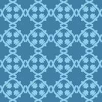 Blau Türkis aqua menthe Mandala Kunst nahtlos Muster Blumen- kreativ Design Hintergrund Vektor Illustration