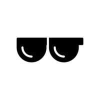 Sonnenbrille Symbol Design Konzept vektor