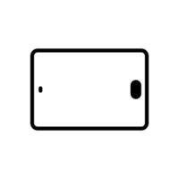 Tablette Symbol Design Vorlage vektor
